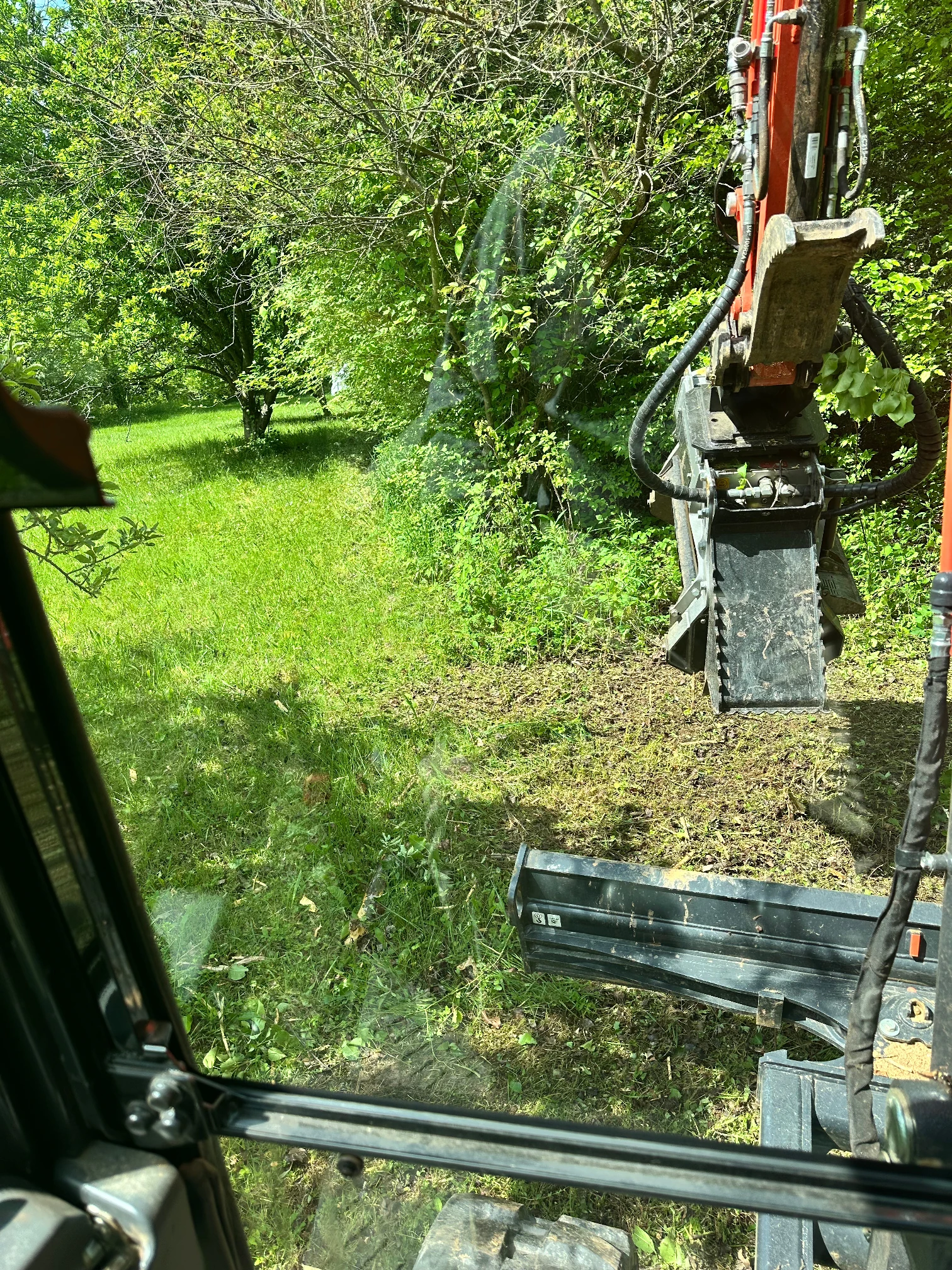 Lot clearing before